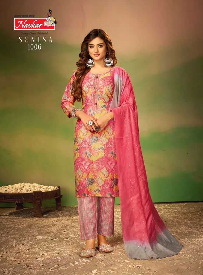 Senisa Vol 1 By Navkar Rayon Printed Kurti Bottom With Dupatta
